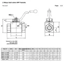 HIDRAULIKUS CSAP 2-UTAS 3/4"