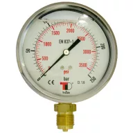 HIDRAVLIČNI MANOMETER DN100 0-250 BAR SPODNJI PRIKLJUČEK