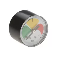 HIDRAVLIČNI MANOMETER Z BARVNO SKALO 0-6 BAR 1/8"